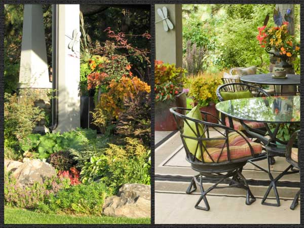 Covered patio - Barbara Safranek Design