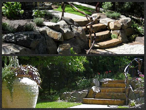 stone steps - Barbara Safranek Design